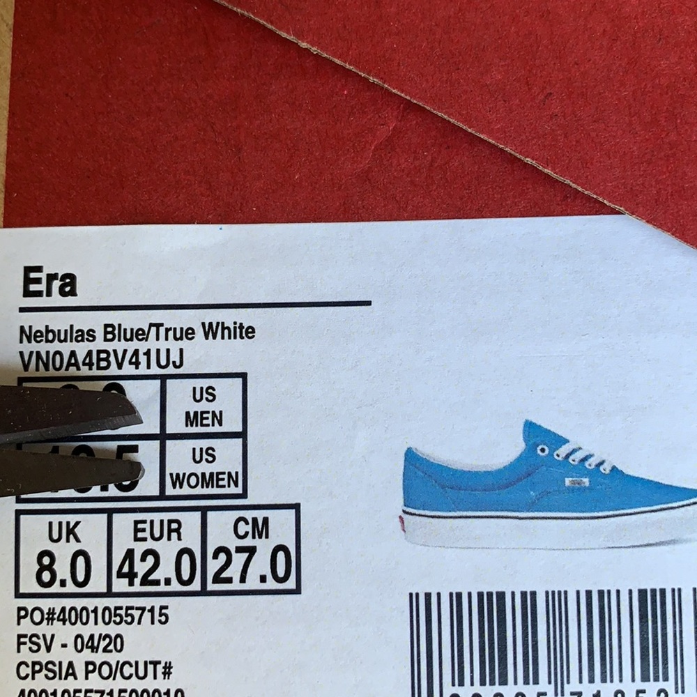 VANS ERA NEBULAS BLUE/TRUE WHITE WMNS - Picture 16 of 16